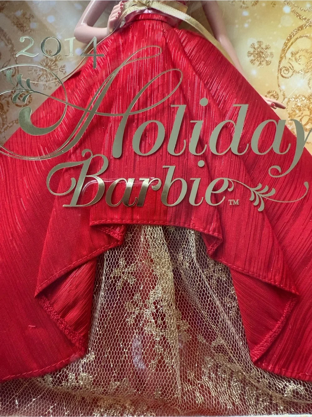 Barbie Red and Gold Holiday Collector Doll